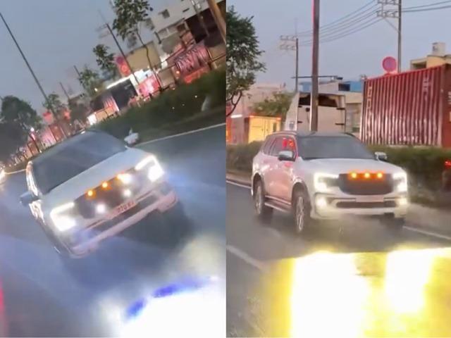 Xử phạt tài xế ô tô độ đèn pha như 'sân khấu di động'