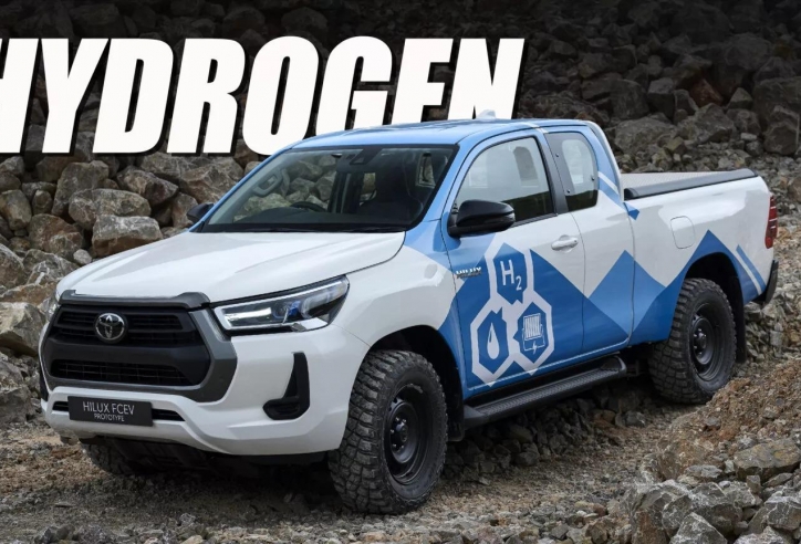 Bán tải Toyota Hilux chạy bằng nhiên liệu hydro sẽ có tầm hoạt động lên tới 600 km