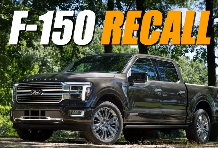 Hơn 4.300 chiếc bán tải Ford F-150 2024 bị triệu hồi do lỗi kính chắn gió