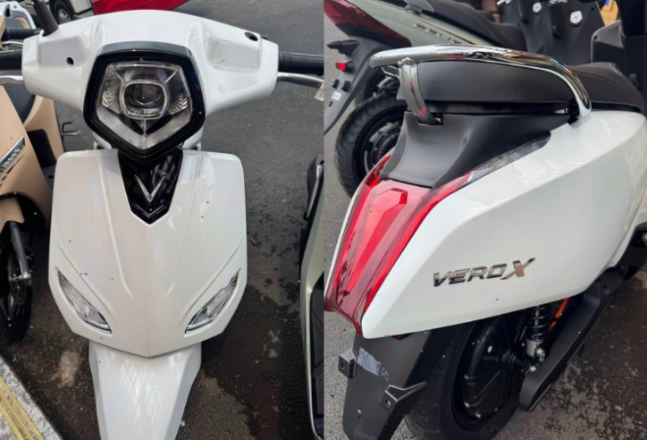 VinFast Vero X lộ ảnh thực tế: Xe máy điện có pin tháo rời, giá ưu đãi chỉ hơn 30 triệu đồng