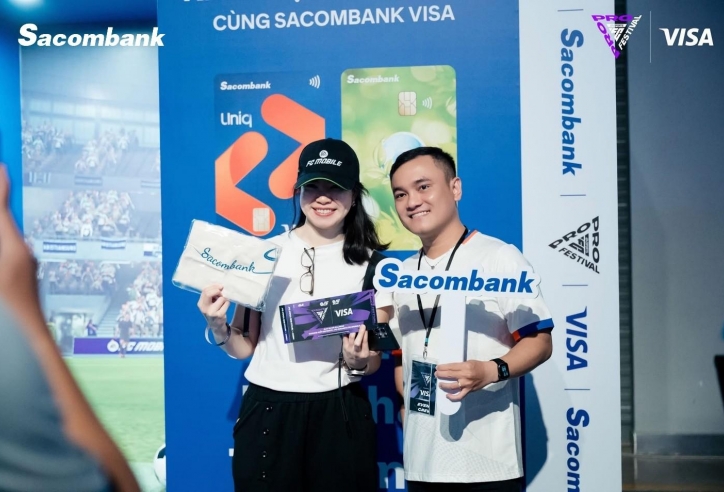 Sacombank đồng hành cùng visa tại sự kiện thể thao điện tử EA SPORTS FC PRO FESTIVAL 2025