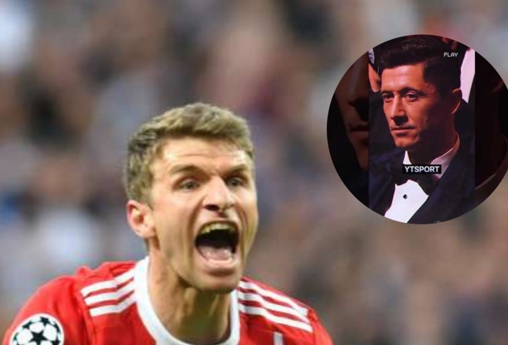 Thomas Muller đòi 'trả thù' Barca vì Lewandowski không được bóng vàng