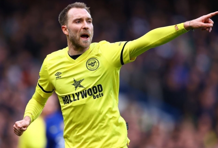 Tỏa sáng tại Brentford, Eriksen khiến 2 'ông lớn' nước Anh tranh nhau chiêu mộ
