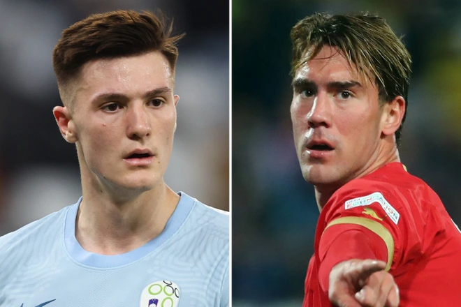 MU muốn Benjamin Sesko và Dusan Vlahovic thay thế Ronaldo