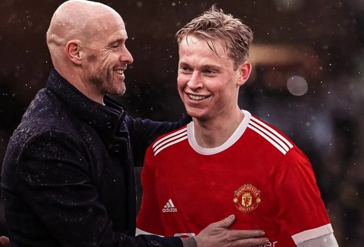 Ten Hag đích thân lên tiếng, rõ vụ MU tái chiêu mộ Frenkie de Jong