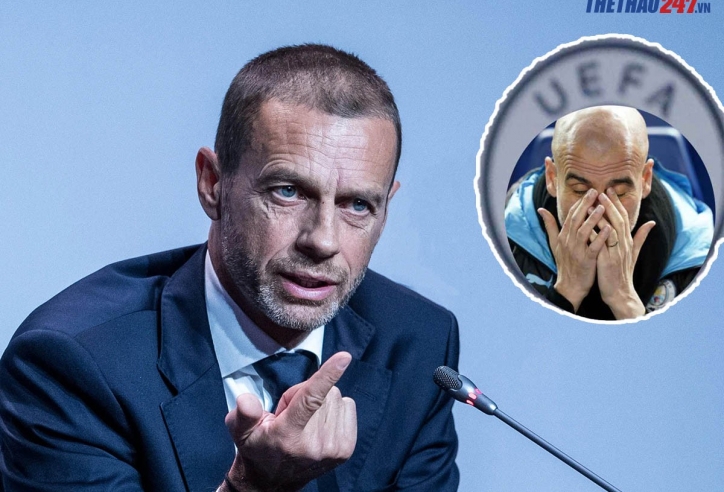 Chủ tịch UEFA tuyên bố Man City nên bị phạt vì công lý