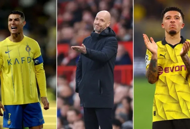 Ronaldo và Sancho tỏa sáng, Ten Hag nhận về 'cơn mưa gạch đá'