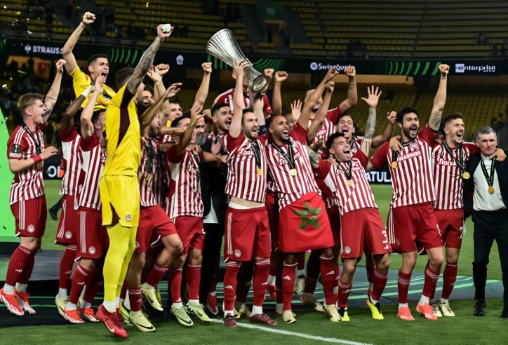 CHÍNH THỨC: Olympiakos vô địch Europa Conference League 2023/2024