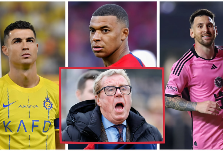 Harry Redknapp: 'Mbappe thua xa Ronaldo và Messi'