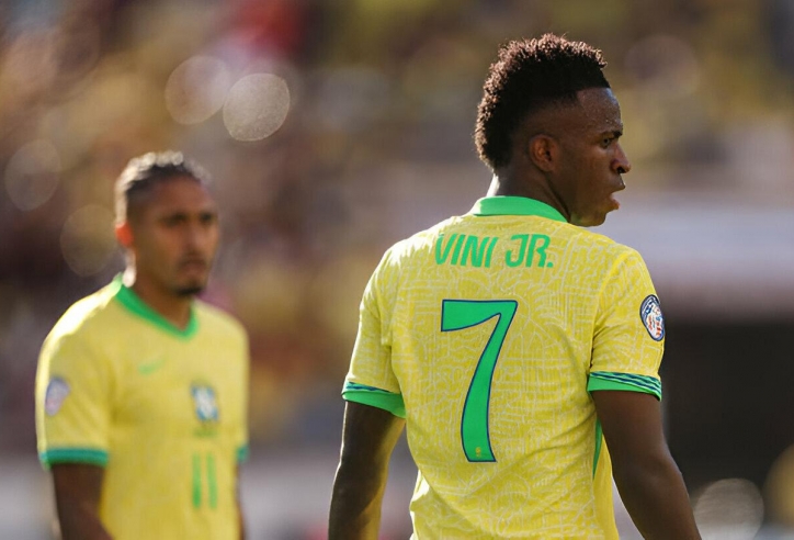 Vinicius im tiếng, Brazil ngậm ngùi chia điểm với Colombia