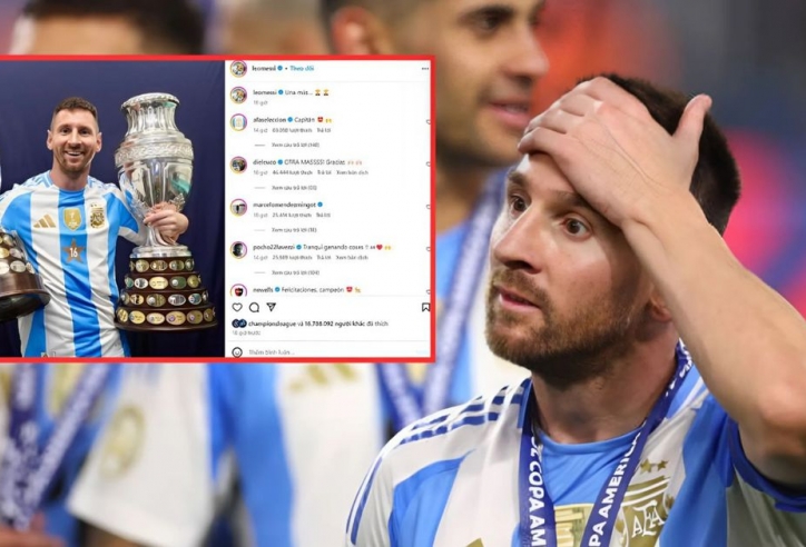 Phản ứng của Messi sau chức vô địch Copa America 2024