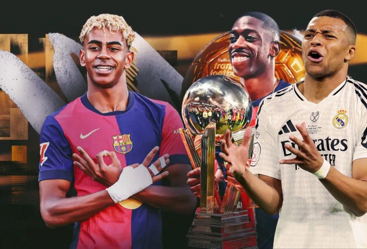5 ứng viên Quả bóng Vàng 2025: Không có Mbappe, Yamal chỉ xếp thứ 2