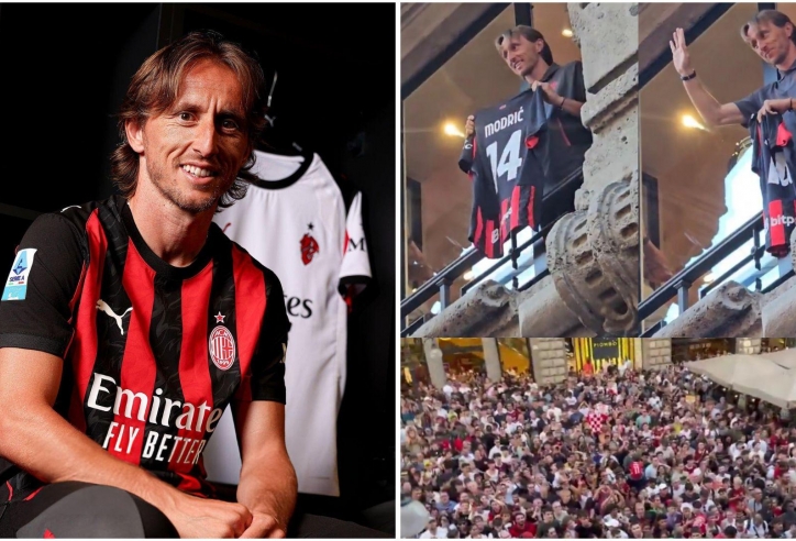 Modric tạo cơn sốt ngày ra mắt AC Milan