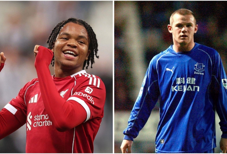Thần đồng 2k8 của Liverpool đạt cột mốc ngang ngửa Wayne Rooney