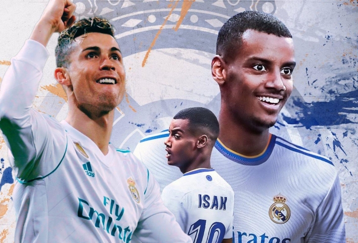 Alexander Isak suýt nữa làm đồng đội Ronaldo