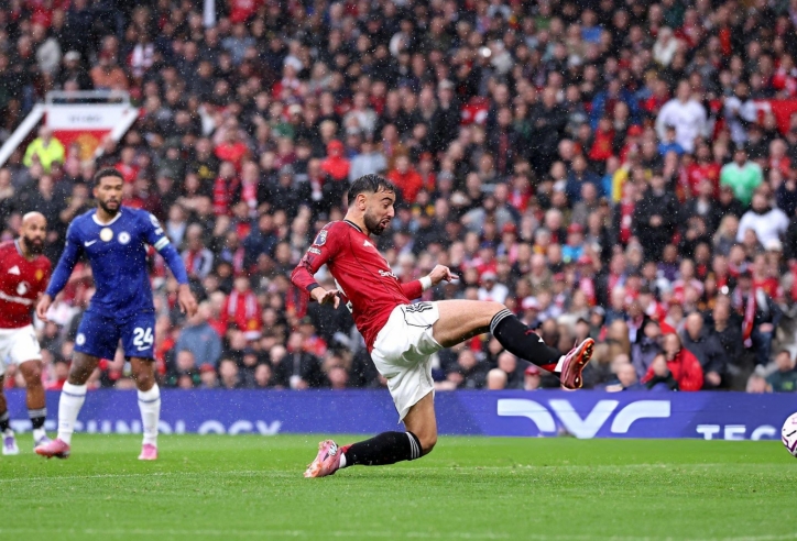 Trực tiếp MU 1-0 Chelsea: Bruno mở tỷ số