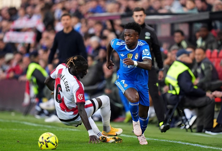 Trực tiếp Rayo Vallecano 0-0 Real Madrid: Khách ép sân