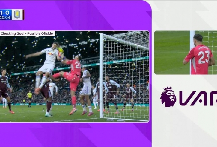 Ngoại hạng Anh giải thích bàn thắng tranh cãi trận Leeds và Aston Villa