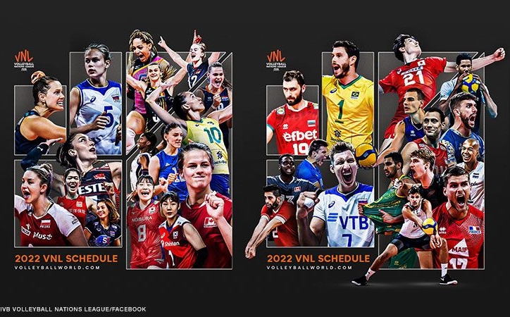 Lịch thi đấu tuần 1 giải bóng chuyền nam Volleyball Nations League 2022