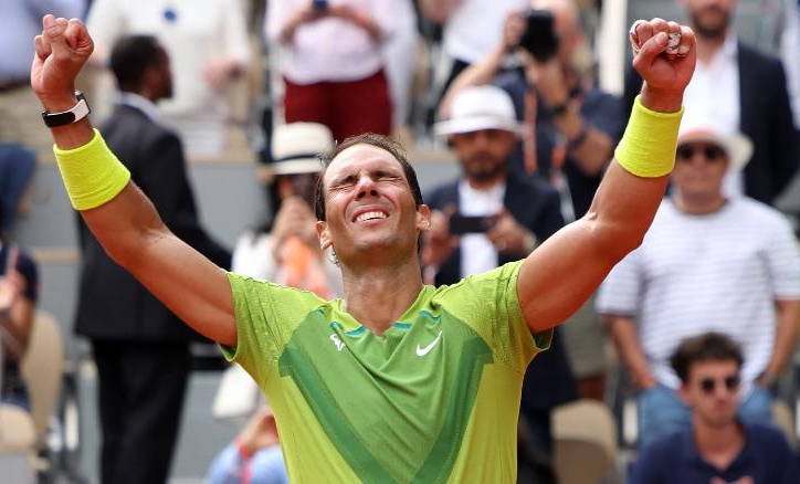 Rafael Nadal thiết lập kỷ lục mới sau khi đăng quang Roland Garros 2022