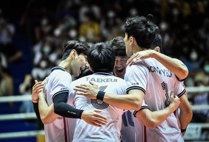 Kết quả Cúp bóng chuyền nam châu Á - AVC Cup 2022 ngày 12/8: Kì tích Hàn Quốc