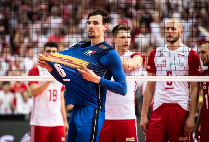 Đội hình tiêu biểu bóng chuyền nam WCH 2022: Trai đẹp Giannelli tỏa sáng