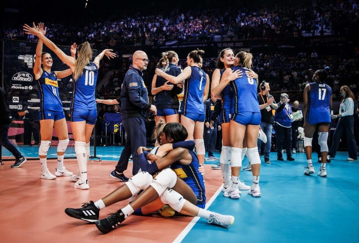 Vượt qua ĐKVĐ Olympic, bóng chuyền nữ Ý giành HCĐ tại giải VĐTG 2022
