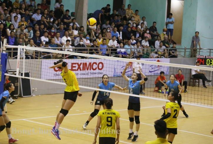 Xác định 2 cái tên vào chung kết giải bóng chuyền nữ Cúp Bông lúa vàng 2022