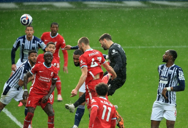 Video bàn thắng West Brom 1-2 Liverpool: Alisson ghi bàn như Ramos