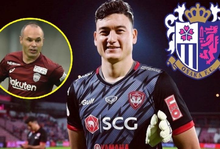 Văn Lâm lỡ cơ hội chạm trán Iniesta