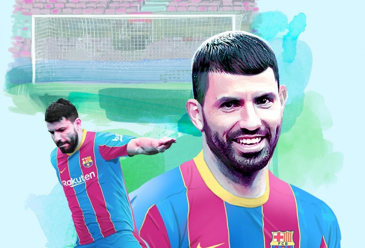 CHÍNH THỨC: Barca ký hợp đồng Aguero với điều khoản 100 triệu euro
