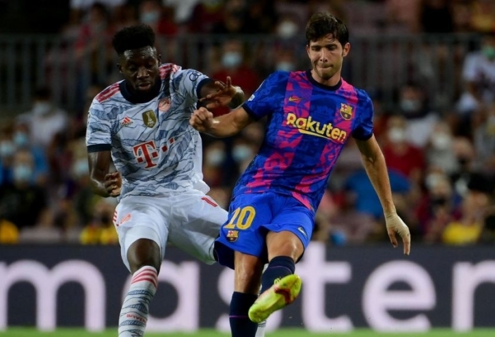 Cầu thủ Barca khóc sau trận thua Bayern
