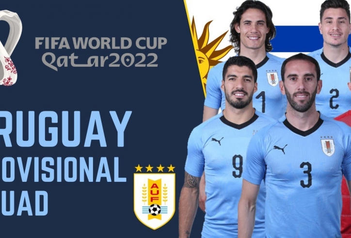 ĐT Uruguay chốt danh sách dự World Cup: Chủ công Nunez, sao trẻ MU có tên