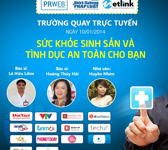 Trường quay trực tuyến:“Sức khỏe sinh sản và an toàn tình dục”