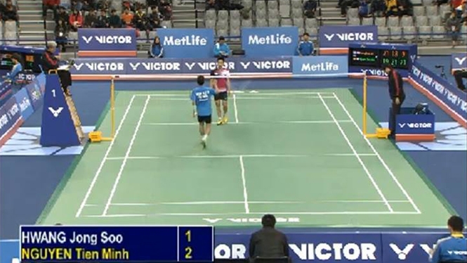 Video cầu lông: Trận thắng lấy lại niềm tin của Tiến Minh (Korea Open 2014)