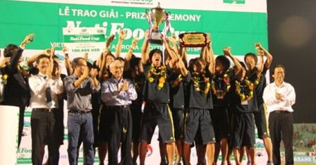 Đánh bại AS Roma, U19 Nhật Bản vô địch Giải U19 quốc tế 2014
