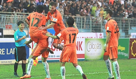 Đánh bại ĐT.Long An, SHB.ĐN xác lập kỷ lục mới tại V-League