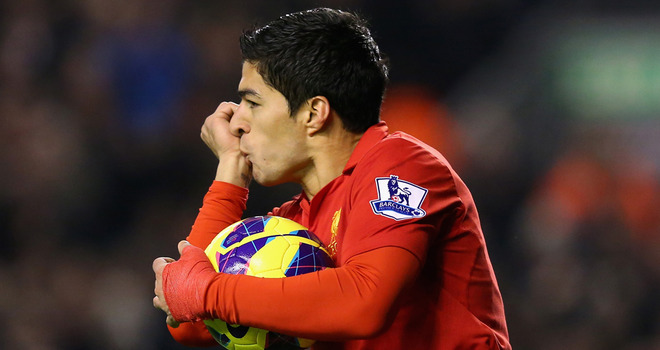 Suarez lập kỉ lục mới tại Premier League