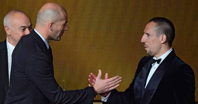 Zidane vẫn muốn Ribery nhận giải thưởng