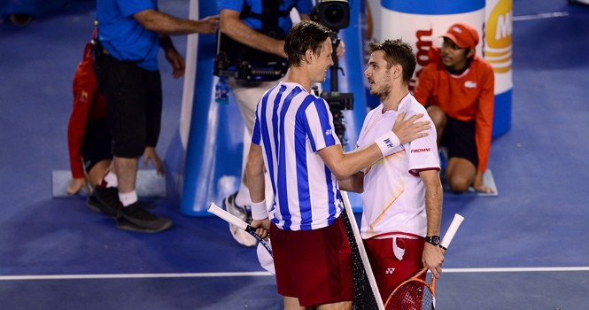 Australian Open 2014: Đánh bại Tomas Berdych, Wawrinka có vé vào chơi trận chung kết