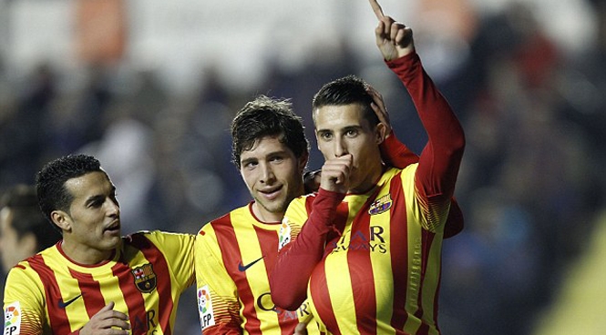 HLV Wenger tới Tây Ban Nha xem giò Cristian Tello
