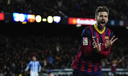 Pique mạnh miệng: Barca 'đè' Malaga từ đầu đến cuối
