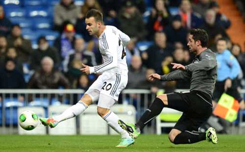 Video bàn thắng: Real Madrid	1-0 Espanyol (Cup nhà vua TBN)