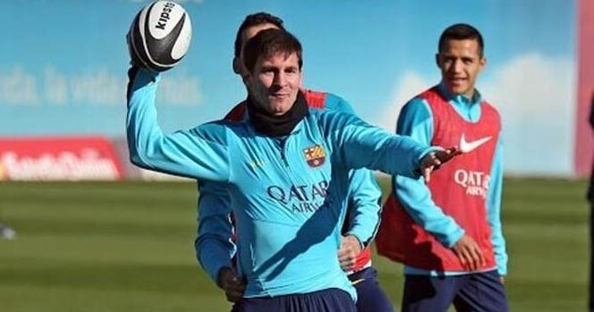 Buổi tập đặc biệt của các cầu thủ Barca