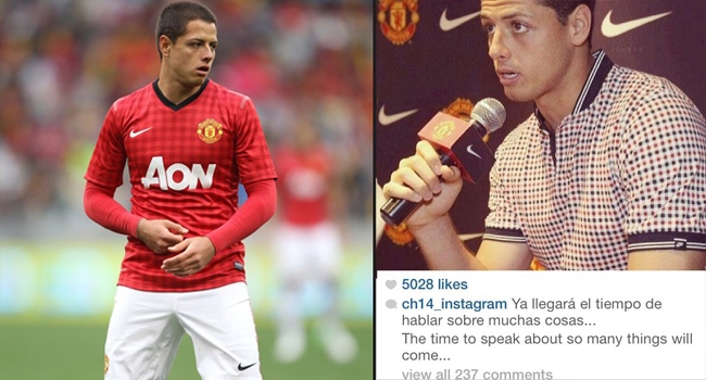 Chicharito phát thông tin lạ trên twitter