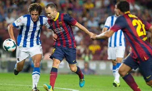 Video bàn thắng: Real Sociedad 1-1 Barcelona (Cup Nhà Vua TBN)