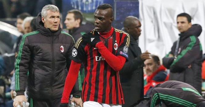 Seedorf lo sốt vó về chấn thương của Balotelli