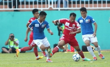 HA.GL may mắn cầm hòa B.Bình Dương trên sân nhà