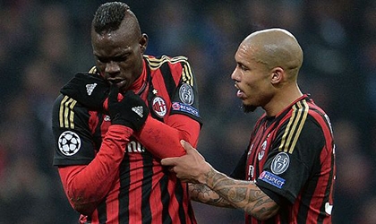 Đại chiến AC Milan – Juventus: Vắng Balotelli?