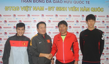 ĐTVN quyết giành chiến thắng trước SV Hàn Quốc